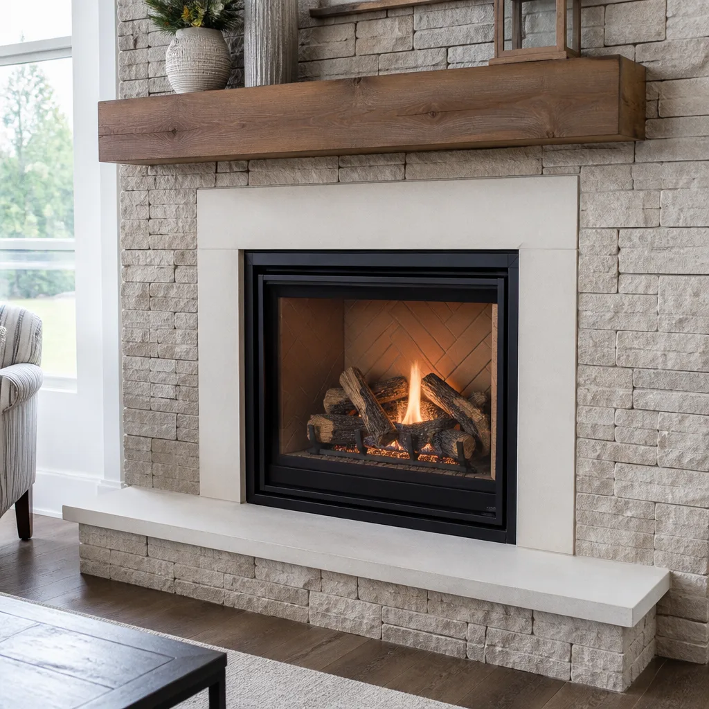 Gas fireplace service